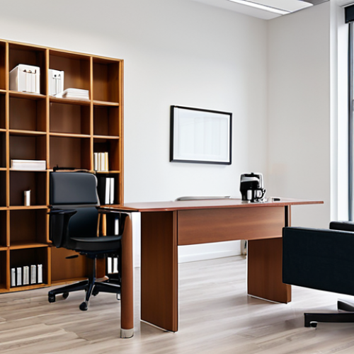 Home 11 **Image Prompt:** A modern, minimalist law office interior. Focus on comfortable furniture, a clean desk, and a welcoming atmosphere. Include a coffee machine subtly in the background. Emphasize professionalism and approachability in the design.